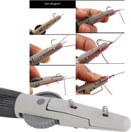 Snelle Vislijn Knoop Bind Tool – Handmatige Dubbele Haak & Lijn Tie Assistent — thumbnail 3