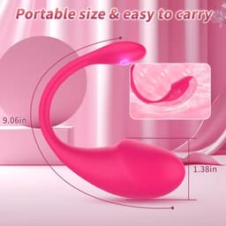 Lzwintrading Vibrators voor Vrouwen met App Control - Sex Toys voor Vrouwen Koppels - G Spot Bullet Vibrator met 10 Vibratie Standen- Clitoris Stimulator - Dildo Vibrator Realistisch - Seksspeeltjes - Erotiek - Vibrerend Ei - Anale Speeltjes — thumbnail 6
