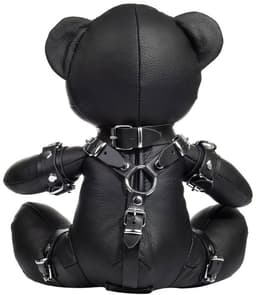 Rimba - Zwart Lederen BDSM Teddybeer — thumbnail 2