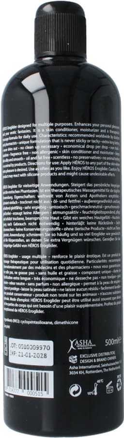 Heros Siliconen Glijmiddel - 500 ml — thumbnail 6