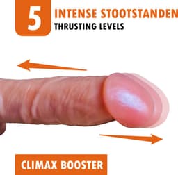 GAVURY SKIN PRIME BUTTPLUG - Mannen en Vrouwen - Vibrerend en Stotend - 10 Vibratie Standen - Huid Siliconen Butt Plug - Clitoris en Prostaat Stimulator - Intense Sex Orgasme - Thrusting Dildo - Anale Seksspeeltjes - G-spot Vibrator - Gay en Hetero — thumbnail 3