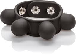 CalExotics - Weigted Ball Stretcher - Rings Zwart — thumbnail 1