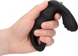 Shots - Ouch! OU907BLK - Beaded Vibrating Prostate Massager with Remote Control - Black — thumbnail 3