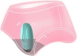 Vibrerend ei - draadloos met afstandsbediening- roze- seks speeltje- waterproof- kinky- fun for two - spannend - seksspeeltje - erotiek - vibrator - — thumbnail 5