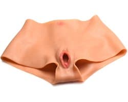 Slipje Siliconen Vagina + Kont - Small