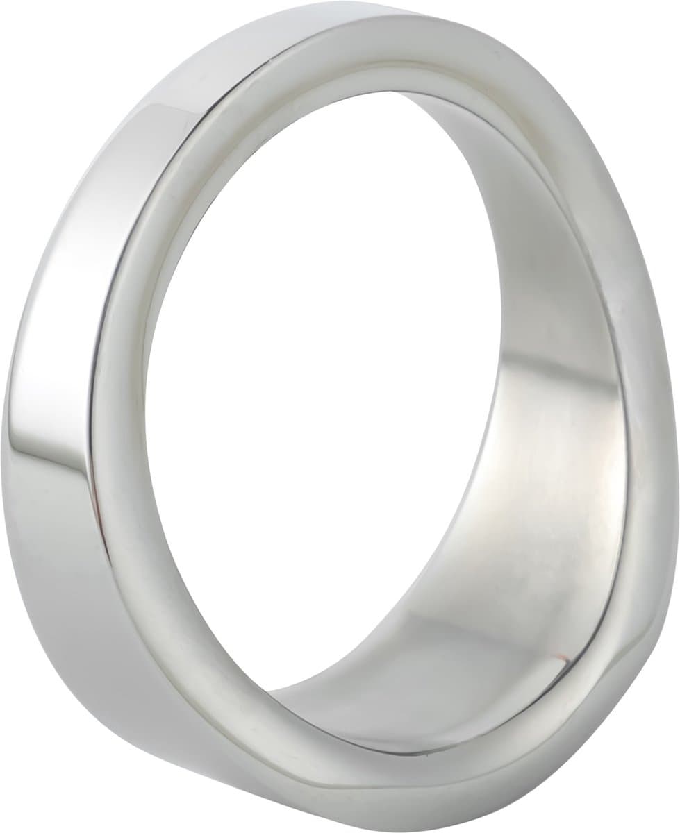Banoch | glansring oval Ø 26 mm | eikelring | Metaal cockring — afbeelding 1