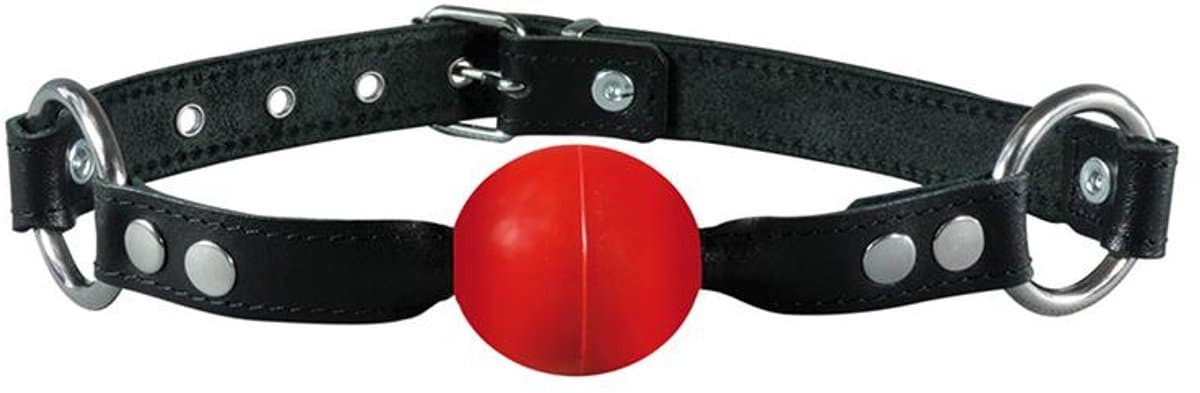 Ball gag normaal - rood — afbeelding 1