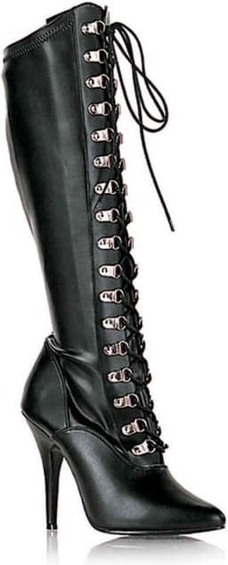 Pleaser - SEDUCE-2024 Kniehoge laarzen - US 12 - 42 Shoes - Zwart — thumbnail 1