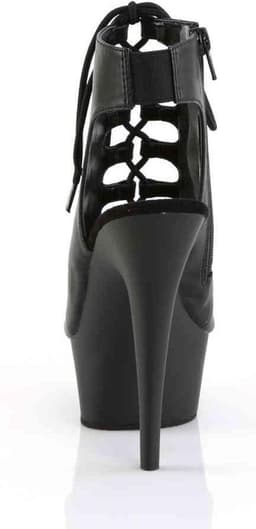 Pleaser - DELIGHT60020 Plateau Laarzen - US 5 - 35 Shoes - Zwart — thumbnail 4