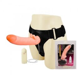 Hismith Vibrerende Strap-on Dildo met Harnas – 17,8 cm – 10 Vibratiestanden – Zwart — thumbnail 2