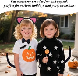 2 Sets Van Kat Accessoire Sets, Leuke En Zachte Vormen, Rollenspel Accessoires Voor Kinderen, Accessoires Voor Verken Voor Kerstfeesten. — thumbnail 3