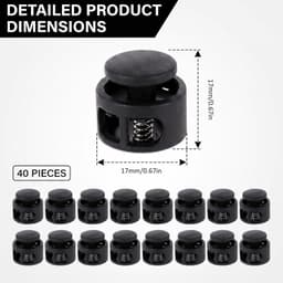 40 stuks koordstoppers 2-delig — thumbnail 2