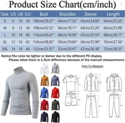 2026 Mannelijke Winter Warm Opstaande Kraag Mode Thermisch Ondergoed Mannen Basic T-Shirt Blouse Trui Lange Mouwen — thumbnail 2
