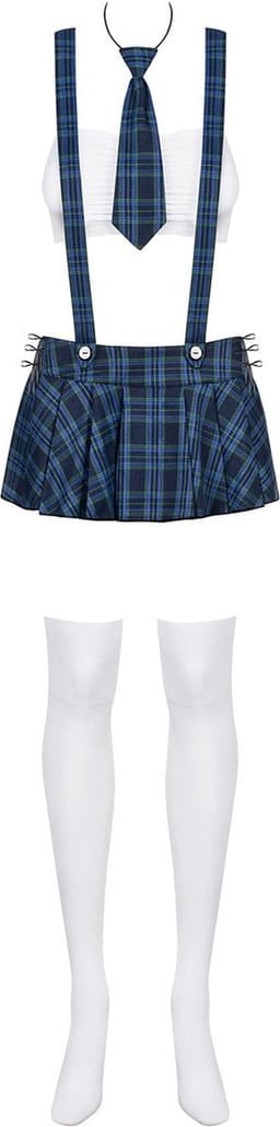 Obsessive Serveerster - Erotische Rollenspel Kleding - Maat S/M - Zwart — thumbnail 13