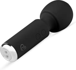 EasyToys - Mini Vibe Wand Vibrator - Oplaadbaar en Waterproof - Ook voor Massages - Wand Vibrator - Vibrator - Vibrators voor Mannen en Vrouwen - Sex Toys voor Mannen en Vrouwen - Vibrators - Zwart — thumbnail 3