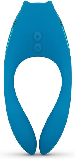EasyToys - Flexibele Koppel Vibrator - Vibrators voor Vrouwen en Mannen - Sex Toys voor Vrouwen - Vibrators - Blauw — thumbnail 4