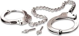Pipedream Fetish Fantasy HandBoeien Metal Leg Cuffs zilver — thumbnail 14