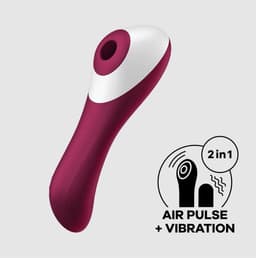 Satisfyer, drukgolfvibrator en vibrator, Dual Crush, 2:1 vibrator + drukgolfspeelgoed, 2 motoren, aan beide zijden te gebruiken — thumbnail 4