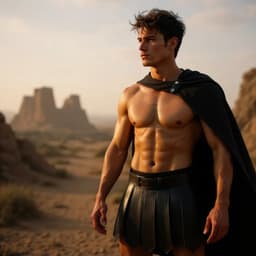 BUM BLING® BDSM Gladiator Kilt - Zwart Leren Rokje met Riem - Roleplay - Gay Toys - Gay Wear — thumbnail 3