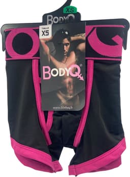 BodyQ Sexy Heren Boxershort – Zwart/Roze – Erotische Herenlingerie – Maat M — thumbnail 2