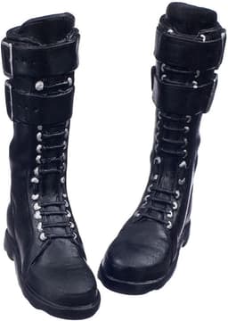 1/6 Vrouwelijke Platte Lace Up Schoenen voor Actiefiguren — thumbnail 3