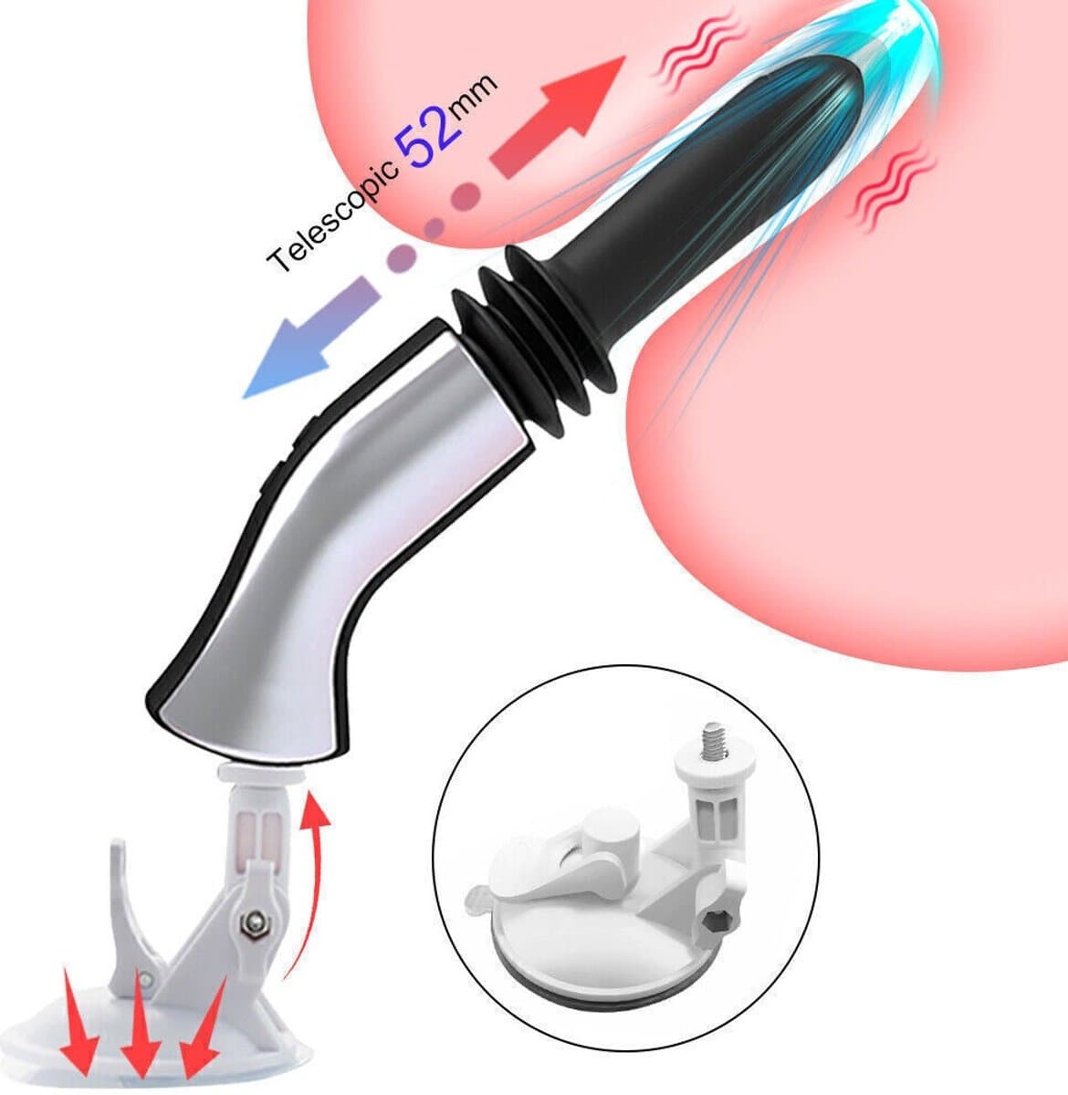 Anale-vibrator-buttplug-stotende-dildo-g-spot-massage-speelgoed-voor-mannen-vrouwen — afbeelding 1