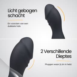 Blackdoor Siliconen Anale Dildo met Zuignap – Anale dildo voor beginners – Hands-free & Prostaat Stimulerend — thumbnail 3