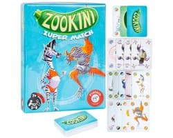 Wacky dierenkaartspel voor 2-6 spelers - snel gezinsspel vol kleur en plezier