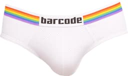 Barcode Berlin Backless Brief Pride White - MAAT M - Erotisch Heren Ondergoed - Slip voor Man - Sexy mannen Slip — thumbnail 8