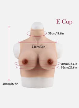 Siliconen Borsten- Cup E- Crossdresser-Travestie-Nep Borsten-Cosplay — thumbnail 1