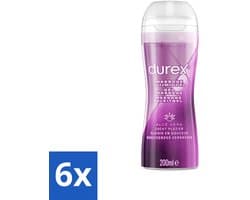 6 x Durex - Massage Olie en Glijmiddel - Aloë Vera - Waterbasis - 200 ml - Durex Massage Olie - Glijmiddel - Aloë Vera - Intiem Gel - Seksgel