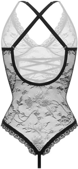 Christine - Crotchless Body Aphrodite - Zwart — thumbnail 6