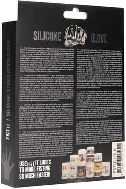 Shots - Fist It Siliconen Stimulatiehandschoen black — thumbnail 3