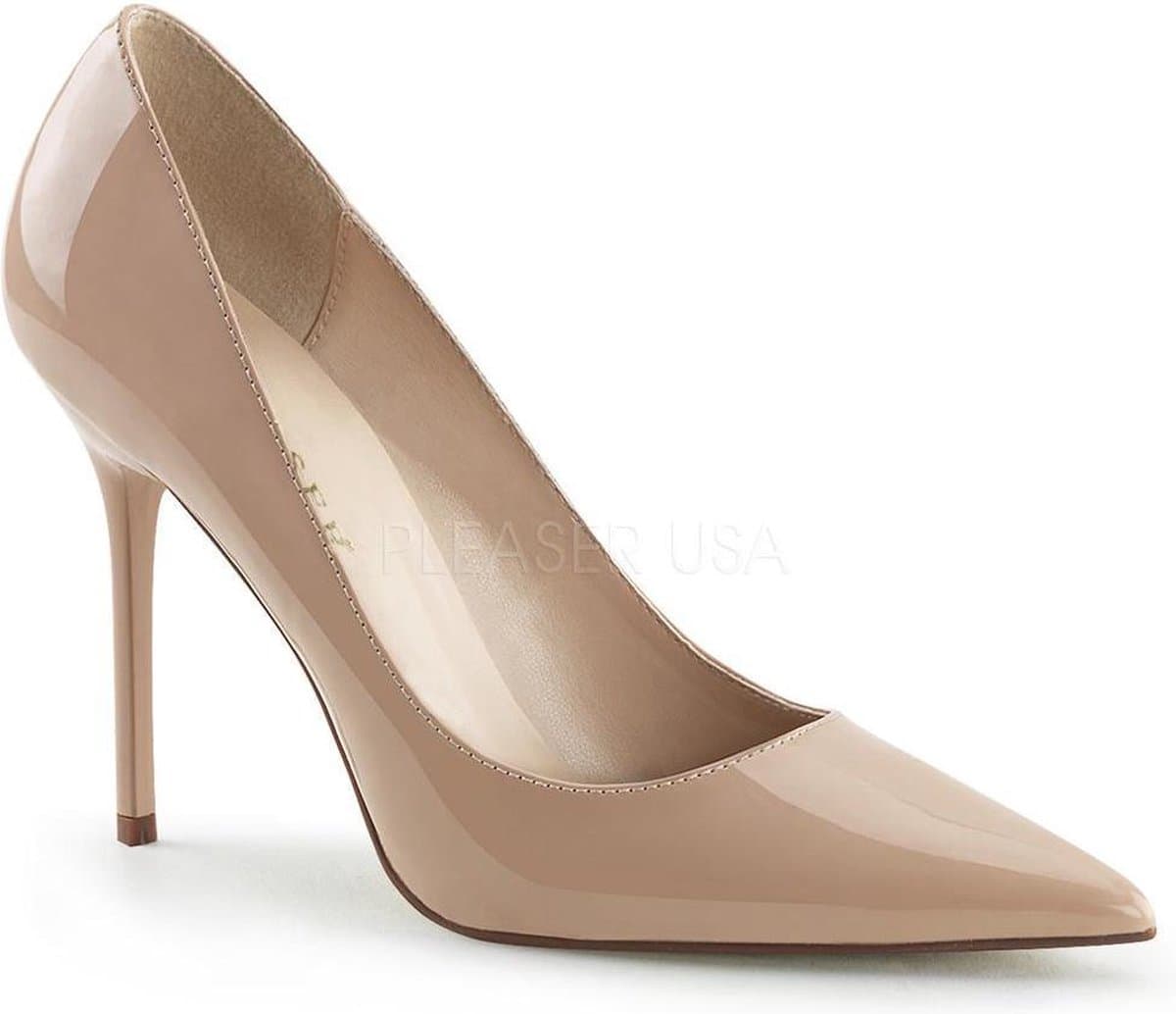 Pleaser - CLASSIQUE-20 Pumps - US 15 - 46 Shoes - Creme — afbeelding 1