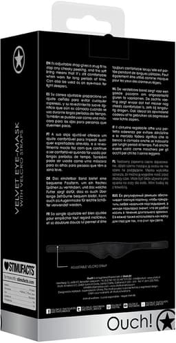 Shots - Ouch! Verstelbaar Oogmasker black — thumbnail 3