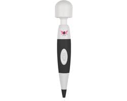 Pixey Wand Massager Black Edition – Krachtige Vibrator met Flexibele TPE-Kop, Variabele Snelheid, 8000 RPM, Bedraad, EU Stekker, 2 m Kabel — afbeelding 1