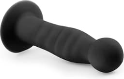 EasyToys - Siliconen Dildo met Zuignap - Dildo's - Sex Toys voor Vrouwen en Mannen - Dildo Mannen Anaal - Zwart — thumbnail 4