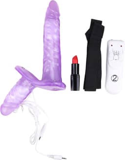 You2Toys Vibrating Strap on Duo Dildo — thumbnail 5