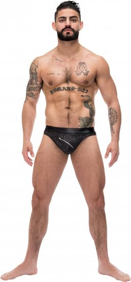 Male Power String met Rits black S/M — thumbnail 7