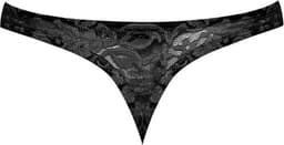 Male Power Stretch Lace Thong Bong Thong L/XL - zwart — thumbnail 3