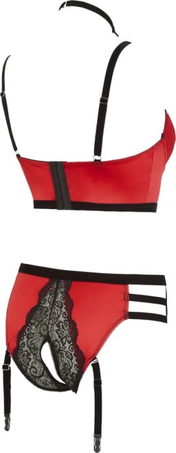 Lingerie Bustier Set Open Ontwerp met Jarretel Banden — thumbnail 9