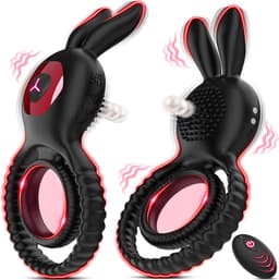 IntiMate® KokoRing - Luxe Cockring voor Hardere & Sterkere Erectie - 10 Krachtige Vibraties - Ergonomisch Ontworpen Cockring - Verstelbaar & Rekbaar - Dubbele Cock & Ballen Ring — thumbnail 1