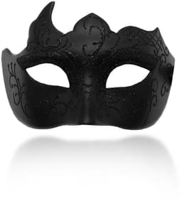 Dailygoods- Venetiaans Masker Retro - Venetiaans Masker Heren - Maskerade Masker - Feest Masker - Carnaval Masker - Uniek Asymmetrisch Design - Feestmasker — thumbnail 1