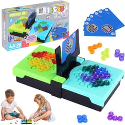 Puzzelspel met 80 Uitdagingen voor 2 Spelers, 2D Logische Spellen voor Kinderen en Volwassenen, Ideaal voor Gezinsbijeenkomsten en Breintraining — thumbnail 1