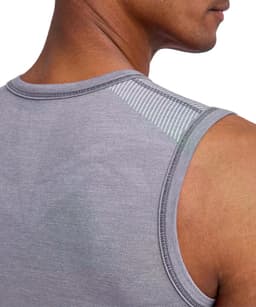 Heren Top van onderlaag Wool-Tech Light M S/l Sh wol functioneel materiaal sneldrogend 1 stuk, Grijs Grey-Heather 3757, M — thumbnail 4