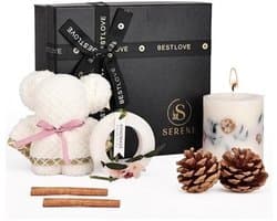 Cadeauset voor dames met geurkaarsen en luchtverfrisser - Originele geschenken voor vrouwen