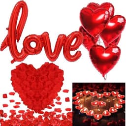 Complete Romantische Decoratieset voor Valentijnsdag en Huwelijksaanzoek — thumbnail 1