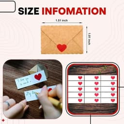 Romantische Liefdesbriefjes en Lege Kaartjes met Mini Enveloppen voor Cadeau — thumbnail 3