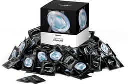 Satisfyer Condooms Heren | 100 stuks | 45-64 mm | XS - XL beschikbaar | Realistisch & dun met vochtig oppervlak | Huidvriendelijk & geurloos | Met reservoir | Getest & betrouwbaar — thumbnail 1