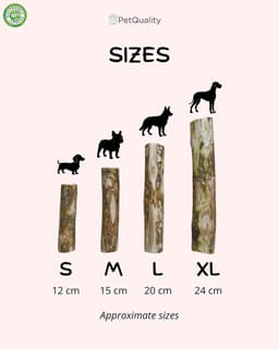 Dog toy for chewing, bite toy, stick – Olive wood – PetQuality (Small) - ShopVlot — thumbnail 4